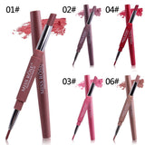 20 Color 2 IN 1 Lip Makeup Lipstick Pencil